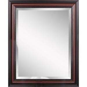 Deco Mirror Traditional 28 in. x 34 in. Mirror in Cherry 8537 at The 