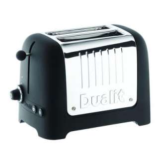 Dualit Lite Commercial Toaster 2  Slice Toaster Black Soft Touch 25375 