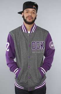 DGK The Scholar Snap Up Sweatshirt in Purple  Karmaloop   Global 