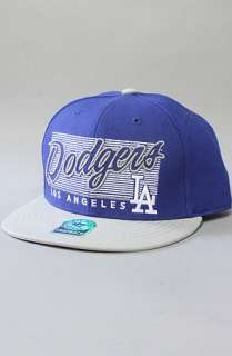 47 Brand Hats The Dodgers Kalvin MVP Snapback Cap in Royal Grey 