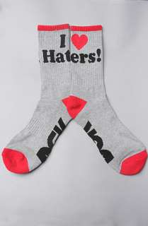 DGK The Haters 5 3Pack Socks in Black White Athletic Heather 