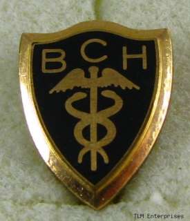 BCH   Vintage Medical Hopital Service Caduceus PIN  