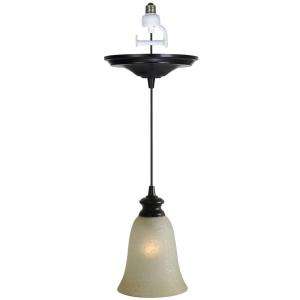   with Linen Glass Instant Pendant Light Conversion Kit  DISCONTINUED