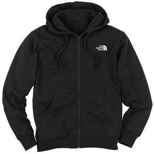 The North Face Mens Logo Full Zip Hoodie Sweatshirt jacket Black M 2XL 