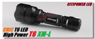 XM L CREE T6 LED Flashlight C8 Torch X7 T6 High Power 1300 Lumens 5 