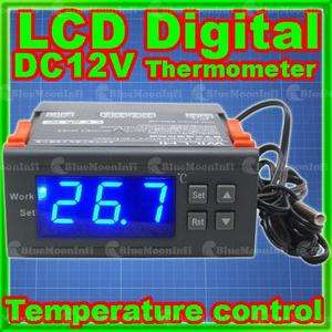 LCD Digital Temperature Controller Thermostat DC12V BB  