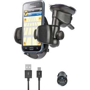 iLuv Windshield Mount Kit with Power Combo Pack for Smartphones at 