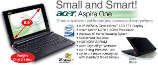 Acer Aspire One AOA150 1029 Netbook   Intel Atom™ Processor N270 1 