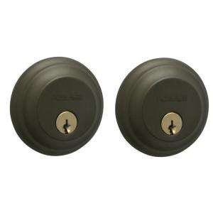 Schlage Double Cylinder Deadbolt (Oil Rubbed Bronze) B62N 613 at The 