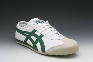 Asics Onitsuka Tiger Mexico 66 Sneakers in White/Green (HL202 0184 