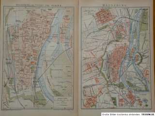 Stadtplan Magdeburg, Altstadt und Werder, 1898, BH14  
