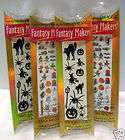 LOT 72 BAGS HALLOWEEN WITCH NAIL ART DECALS TATTOO NEW