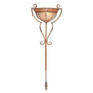Hampton Bay Antique Pecan Finish 1 Light Wall Torchiere  DISCONTINUED 
