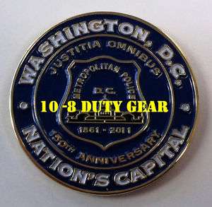 DC Metro Police 150th Anniversary Lapel Pin  