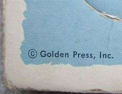   PLAYSKOOL MOTHER TIGER CUB TIGER Golden Press A BIG GOLDEN BOOK PUZZLE