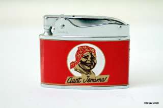 Offering for sale a Aunt Jemina cigarette lighter, made by Penguin 