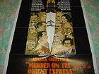 CLASSIC Original 1974 Movie Poster MURDER ON THE ORIENT EXPRESS with 