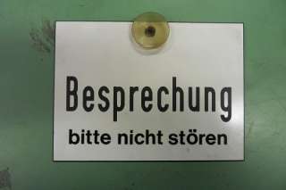 Schild Hinweis Warnschild (Besprechung) #165  