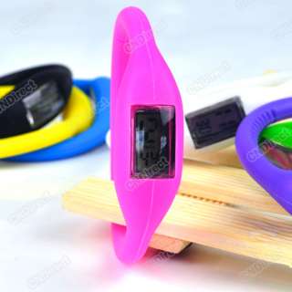 Cute Ion Jelly Silicone Rubber Sports Wrist Watch Wristwatch 7 Colors 