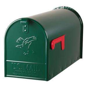  Mailboxes Elite Large Size Premium Steel Post Mount Rural Mailbox 