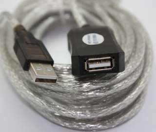 16 ft 5M Male to Female USB 2.0 Active Extension Cable  