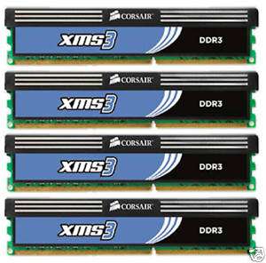 8GB Corsair XMS3 RAM (4 X 2GB) DDR3 2000 MHz Memory 843591010306 