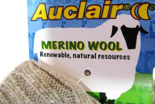 NEW Mens Merino Wool Gloves Auclair (VARIETY of SIZES) Color Camel 