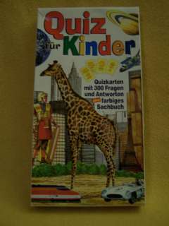 Quiz für Kinder, Quizkarten und farbiges Sachbuch in Nordrhein 