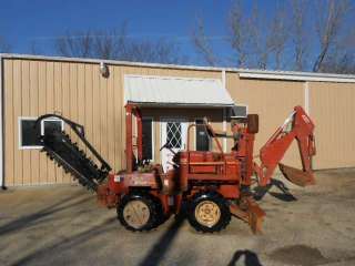 2000 Ditch Witch 3610 4X4 Ride On Trencher Backhoe Blade Trench 