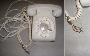 Vintage Bell System Western Electric Rotary Phone White  