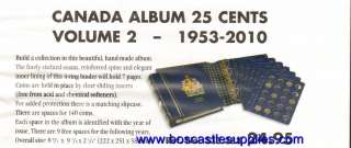 LIGHTHOUSE CANADA COIN ALBUM 25c CENTS VOL 2 1953 2010  