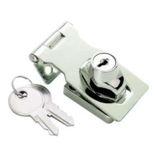 First Watch Security 2 1/2 in. Chrome Keyed Hasp Lock 3707 at The Home 