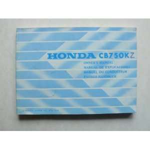 Honda CB 750 K (Z) Fahrer   Handbuch mit Schaltplan  keine 