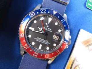   GMT Master SS Steel Ref. 1675 Factory Service Dial & hands  