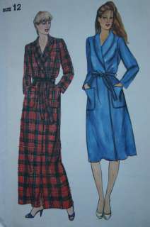 MISSES VINTAGE ROBE NIGHTGOWN PAJAMAS PATTERN VARIETY SIZE & STYLE 
