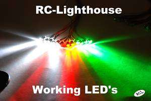 RC LED Lights for your Traxxas Losi, HPI CEN 4W4R4G 5mm  