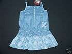 CHIPIE Hippie Blue Smocked Sundress 2a/86/2T NWT NEW