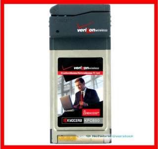 Kyocera Verizon Wireless KPC650 EVDO PCMCIA AirCard 3G  