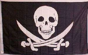 Calico Jack Rackham Jolly Roger Pirate Flag 3x5 Rodger  