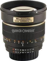 Bell and Howell 85mm f/1.4 Aspherical Lens f Nikon DSLR  