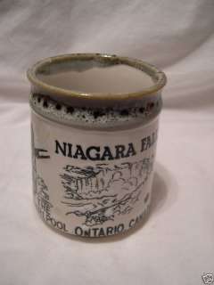 Vintage Niagara Falls Canada coffee cup Foam drip  