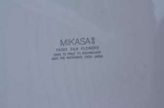 Mikasa Silk Flowers Big Chop/Serving Platter Plate  