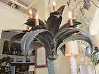 Agave Twelve Light Chandelier, Bamboo Lights, Very Detailed Metalwork