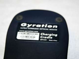 Gyration ultra cordess mouse GP110 with charging cradle  