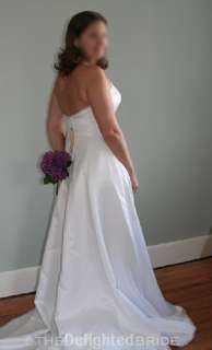 Sample Sale Jim Hjelm 4309 strapless bridal gown sz10  