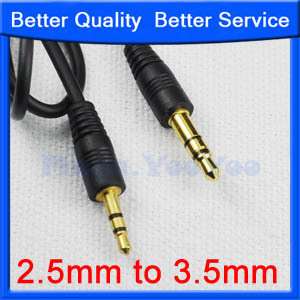 feet 3.5mm to 2.5mm male Stereo Audio Convertor Cable  