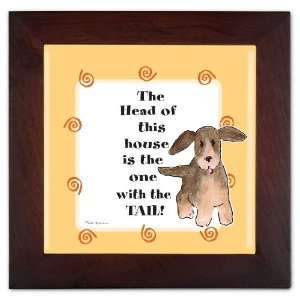  The Head of the House Ceramic Trivet & Wall Decoration 