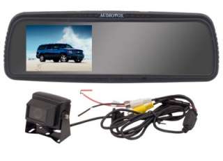 Audiovox RVMPKGE4 Package w/ Backup Camera and Strap/Snap on Rearview 