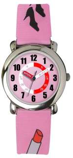 Sekonda Pink Lipstick & Handbag Hologram Time Teacher watch 4346