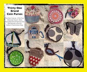 Thirty One Coin Purses, NIP & NOP Retired Discontinued LOTs to choose 